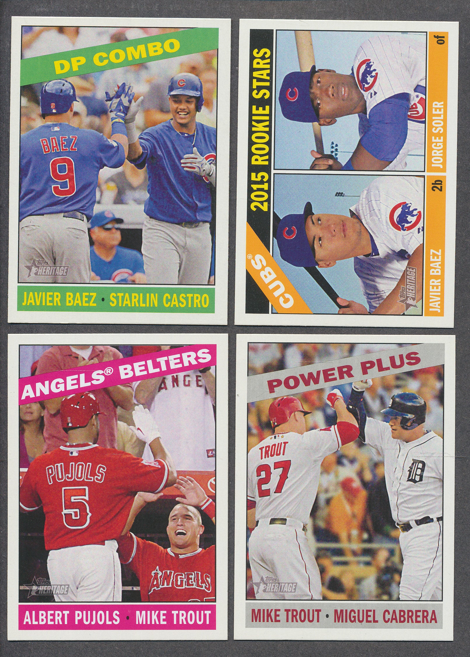 2015 Topps Heritage Baseball Complete Base Set NM/MT