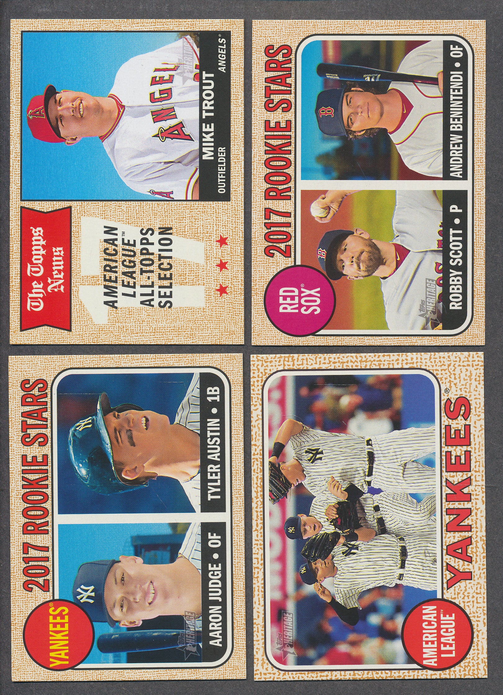 2017 Topps Heritage Baseball Complete Base Set NM/MT