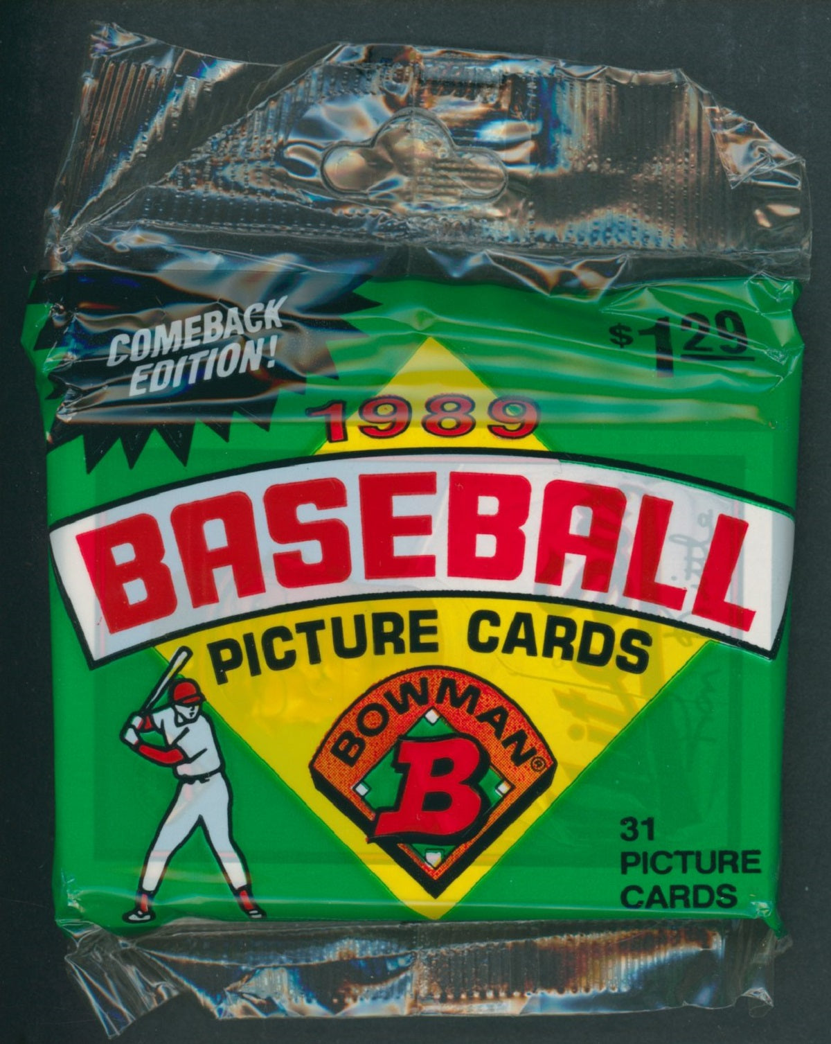1989 Bowman Baseball Unopened Jumbo Pack