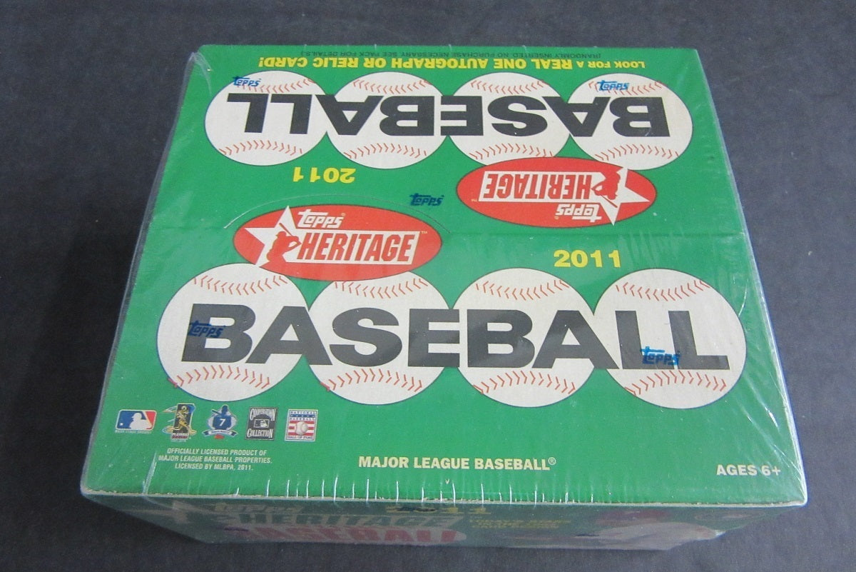 2011 Topps Heritage Baseball Box (Retail) (24/9)