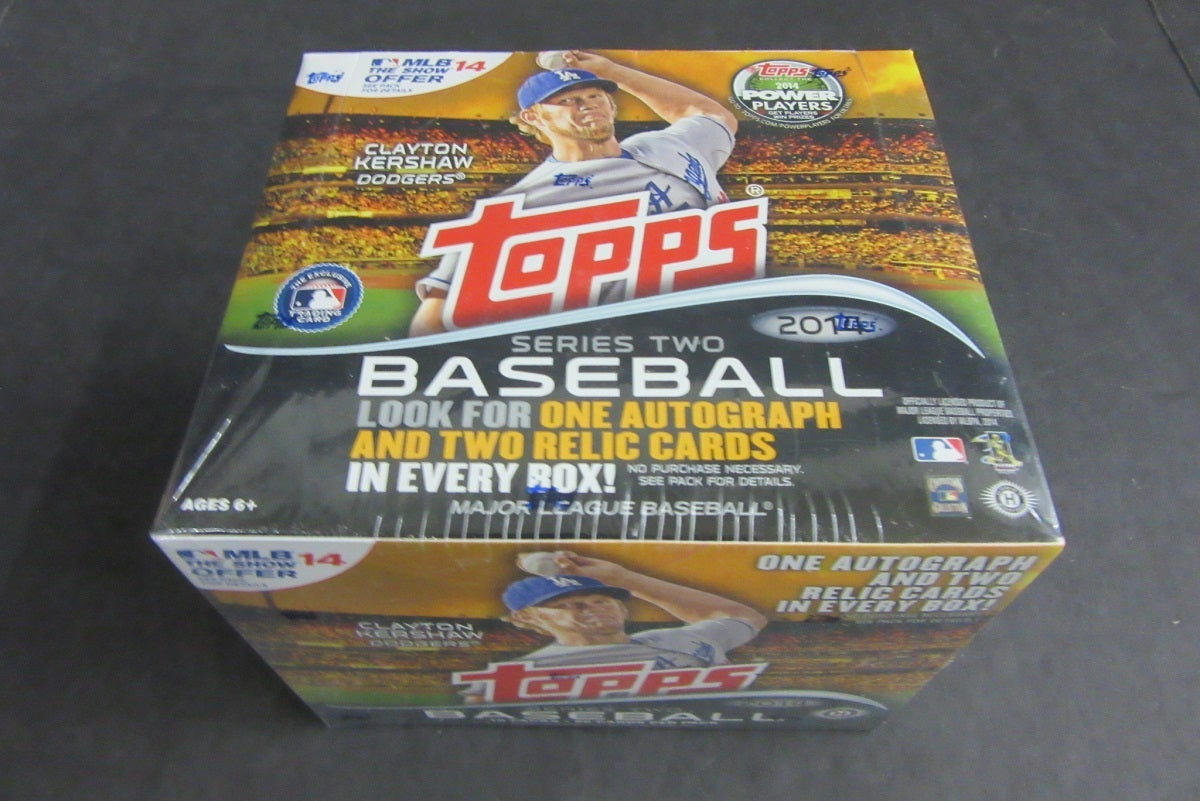 2014 Topps Baseball Series 2 Jumbo Box (Hobby) (10/50)
