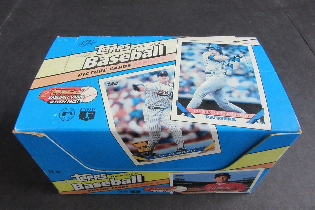 1993 Topps Baseball Series 2 Jumbo Box (24/18)