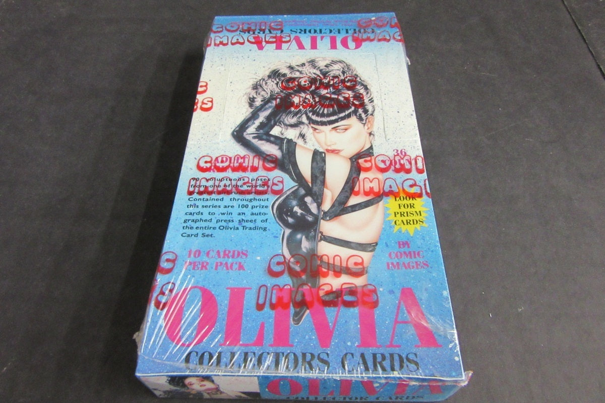 1992 Comic Images Olivia Collectors Cards Box