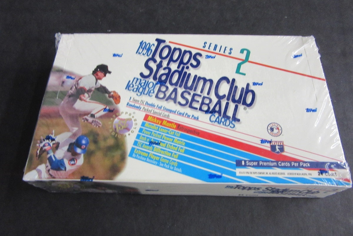 1996 Topps Stadium Club Baseball Series 2 Box (24/8)