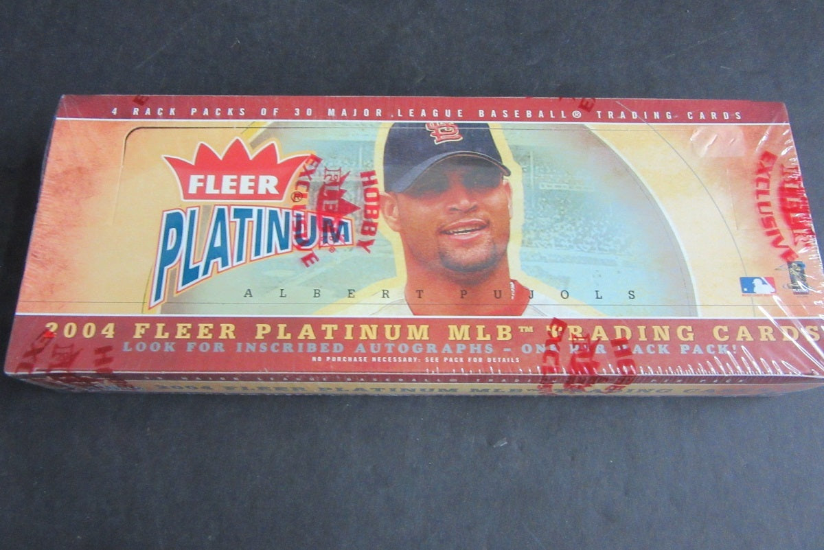 2004 Fleer Platinum Baseball Rack Box (Hobby) (4/30)