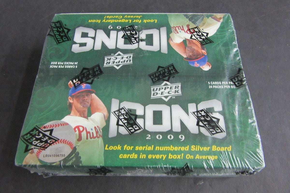 2009 Upper Deck Icons Baseball Box (Retail) (24/5)