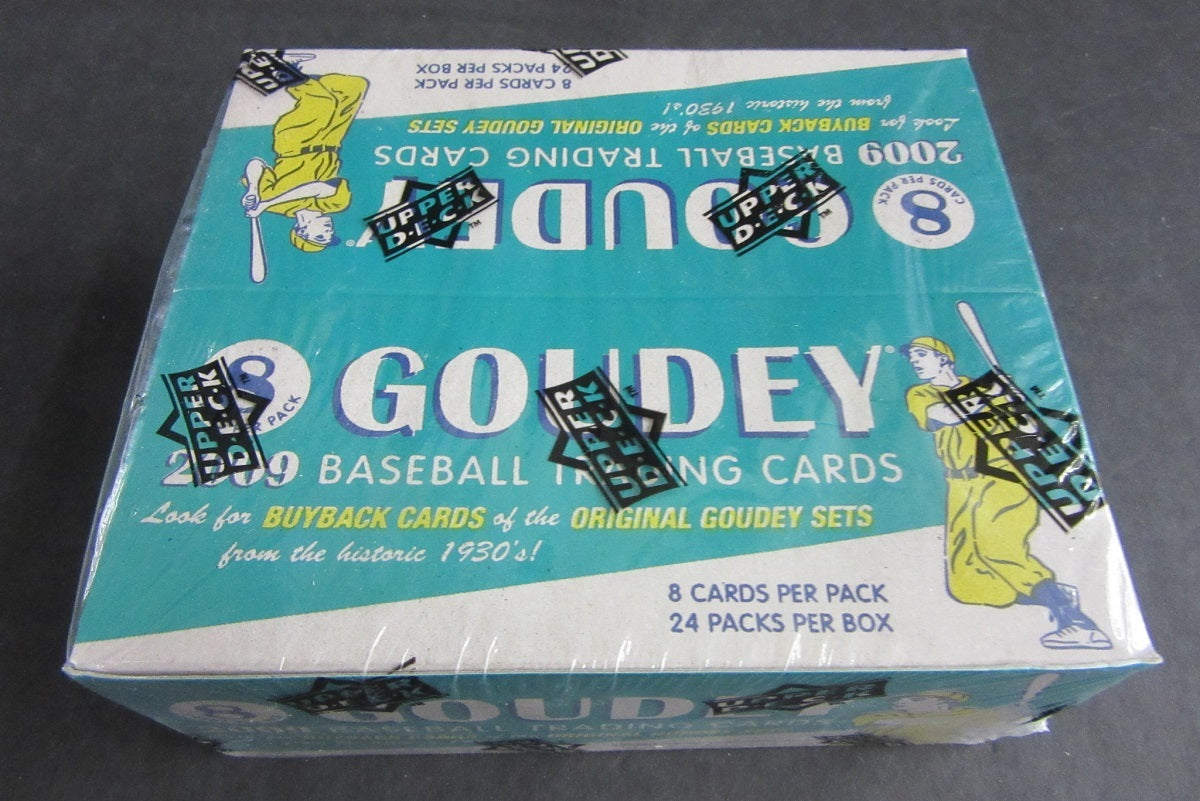 2009 Upper Deck Goudey Baseball Box (Retail) (24/8)