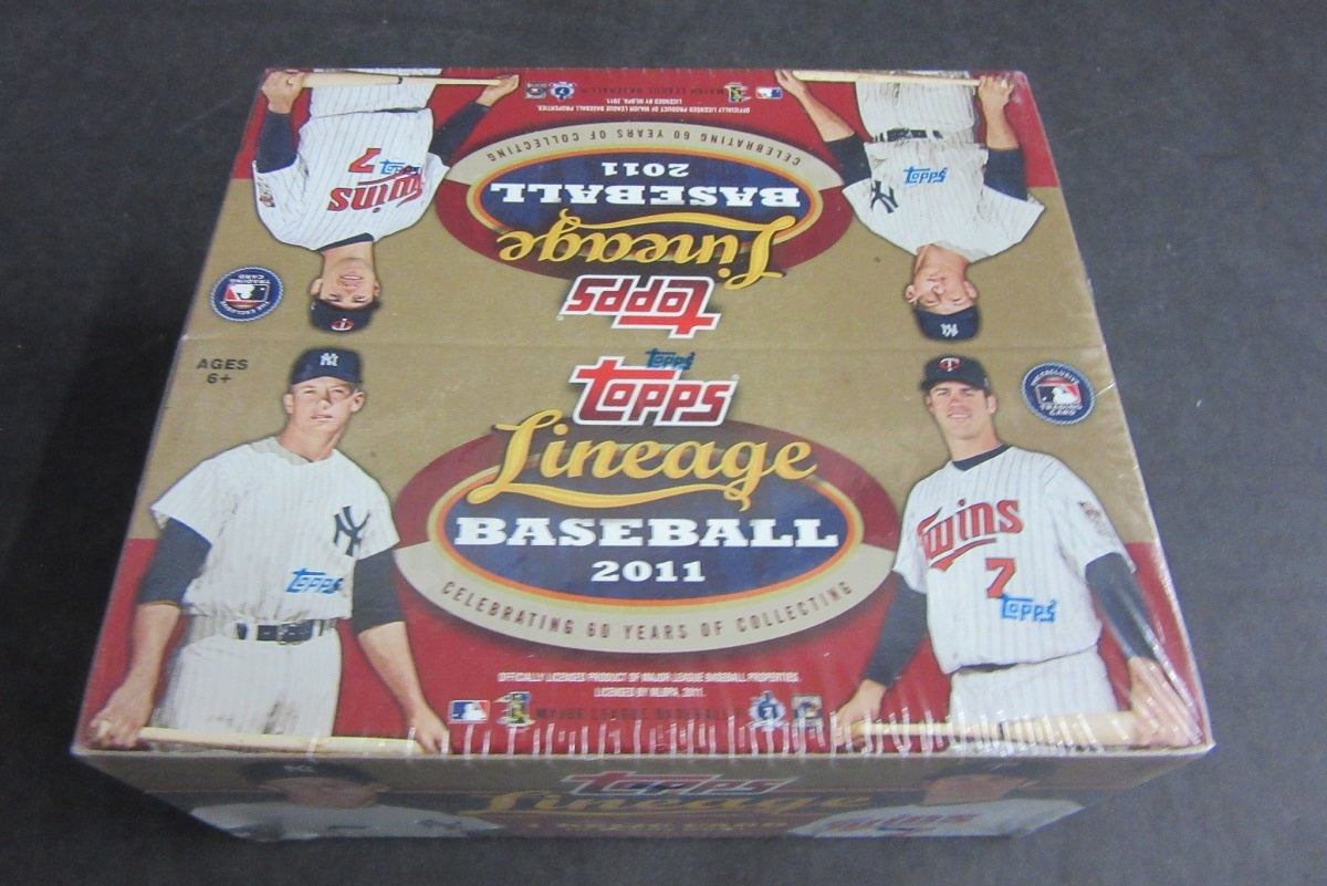 2011 Topps Lineage Baseball Box (Retail) (24/8)