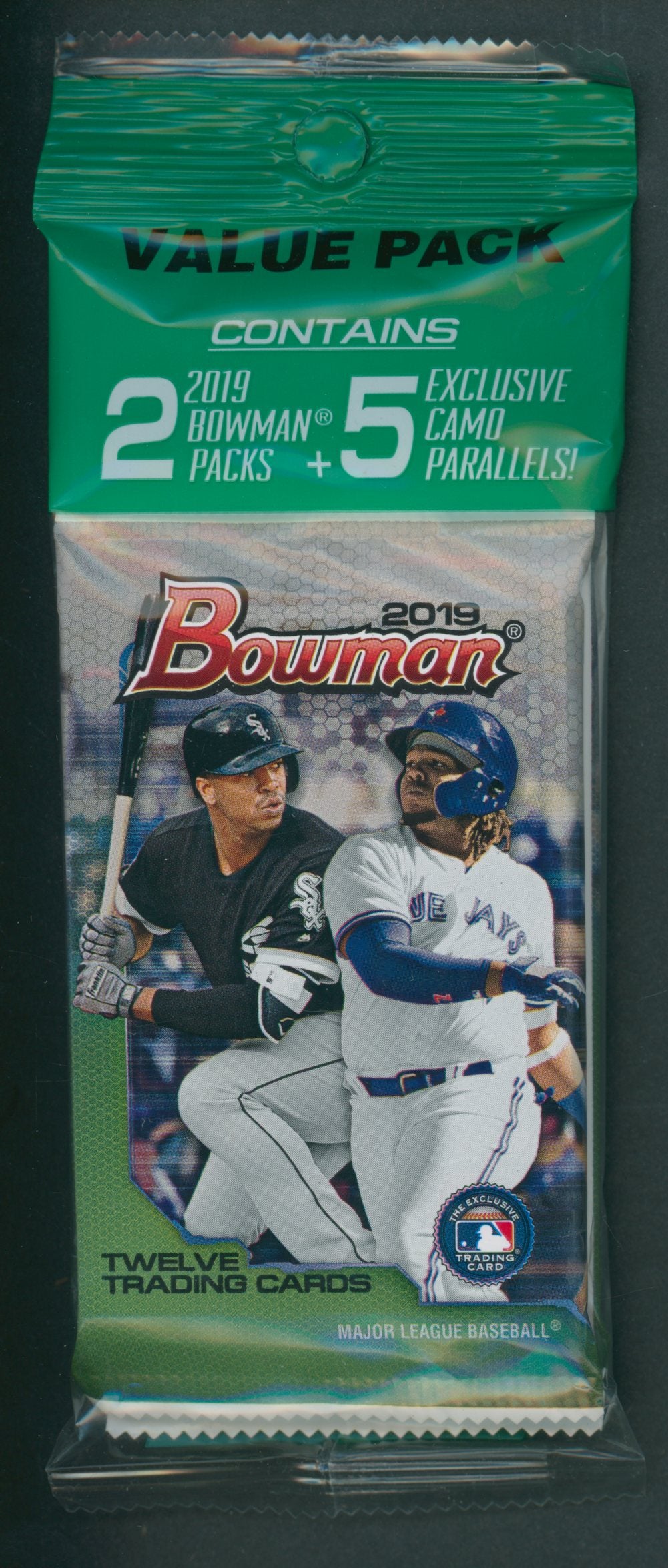 2019 Bowman Baseball Unopened Value Pack (2/12 plus 1/5)