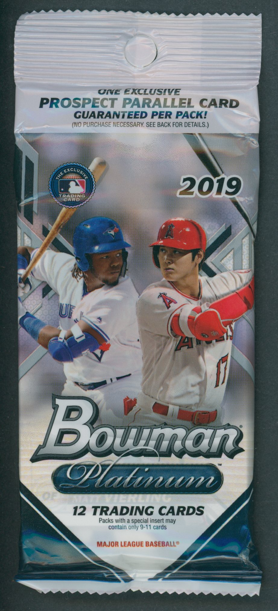 2019 Bowman Platinum Baseball Unopened Value Pack (12 plus 1)