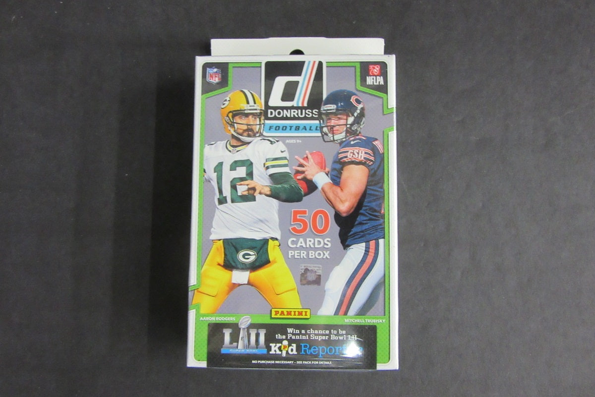 2017 Panini Donruss Football Hanger Box (50 cards) (Green)