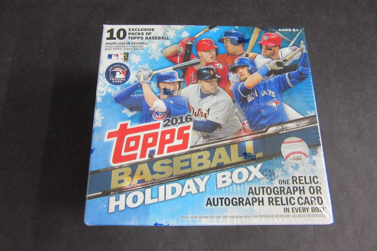 2016 Topps Baseball Mega Box (Holiday) (10/10)