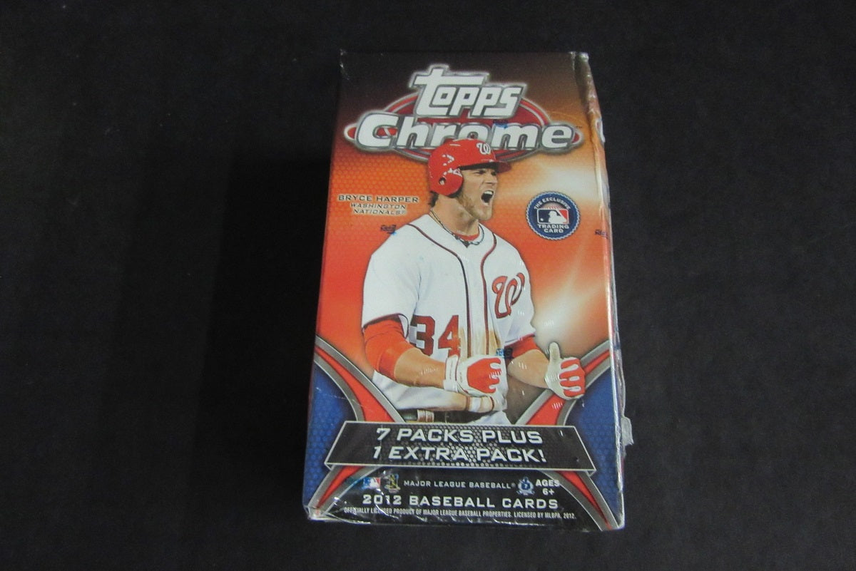 2012 Topps Chrome Baseball Blaster Box (8/4)