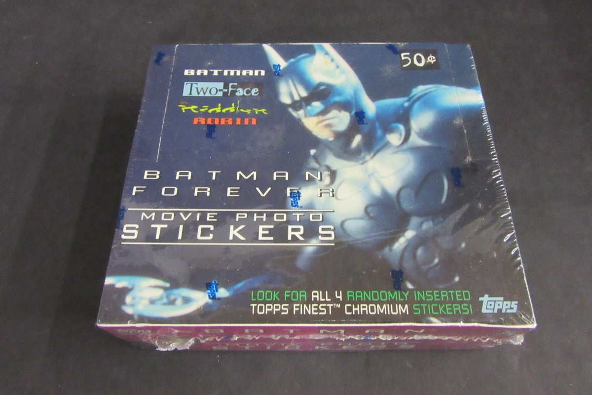 1995 Topps Batman Forever Stickers Box