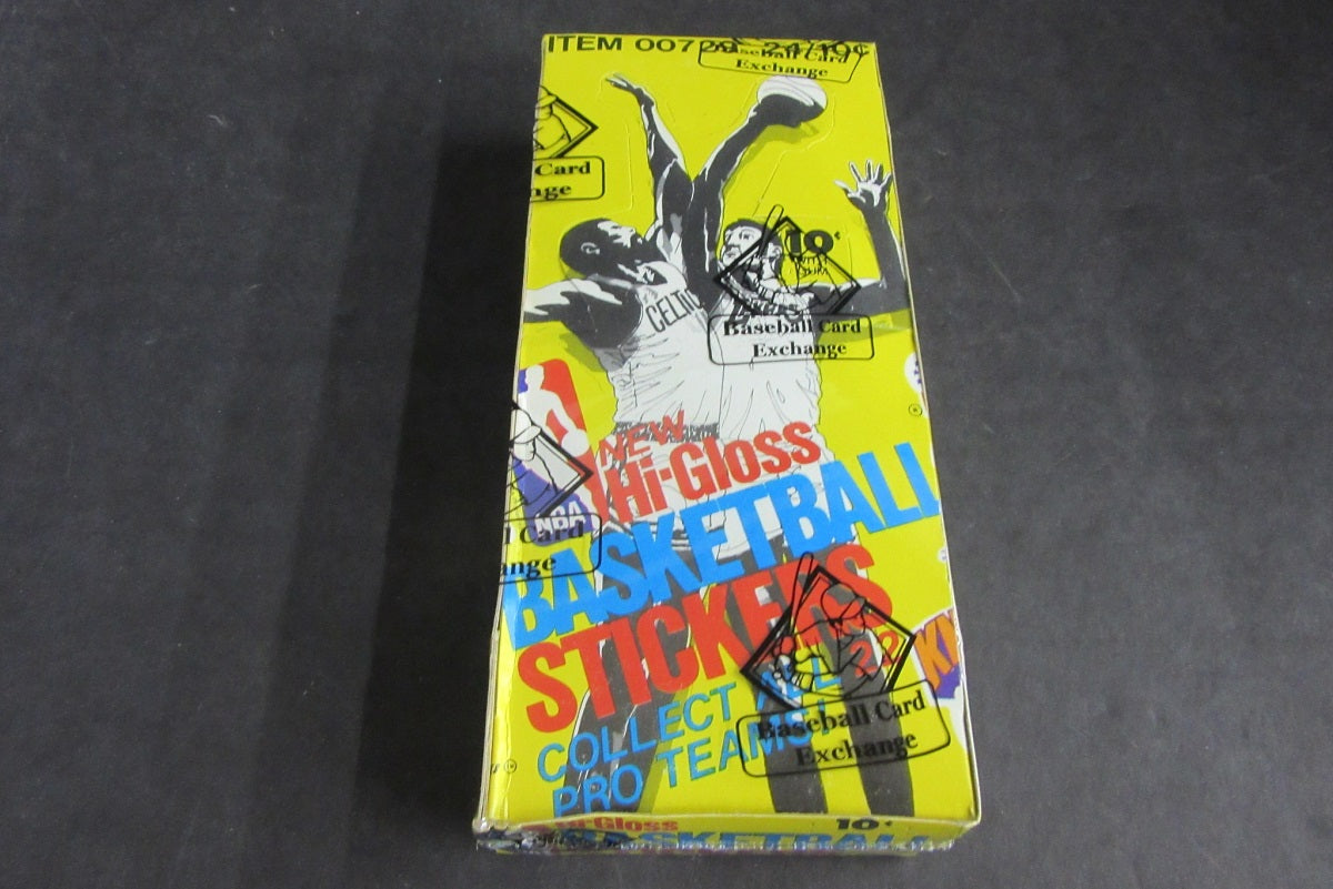 1976/77 Fleer Basketball Unopened Stickers Box (FASC)