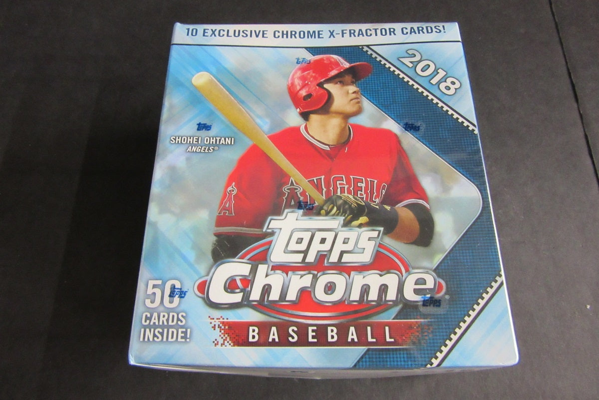 2018 Topps Chrome Baseball Mega Box (10/4 and 2/5)