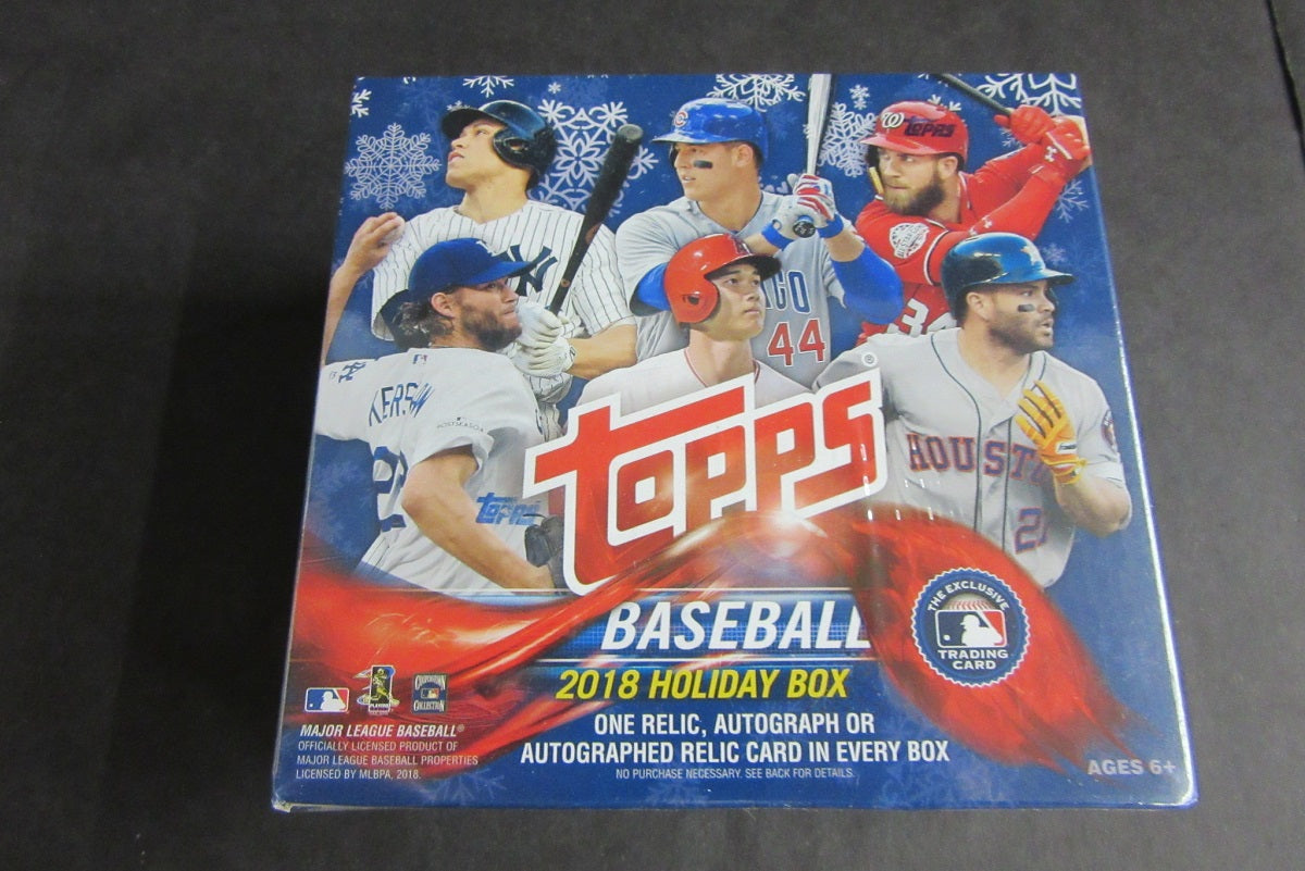 2018 Topps Baseball Holiday Box (10/10)