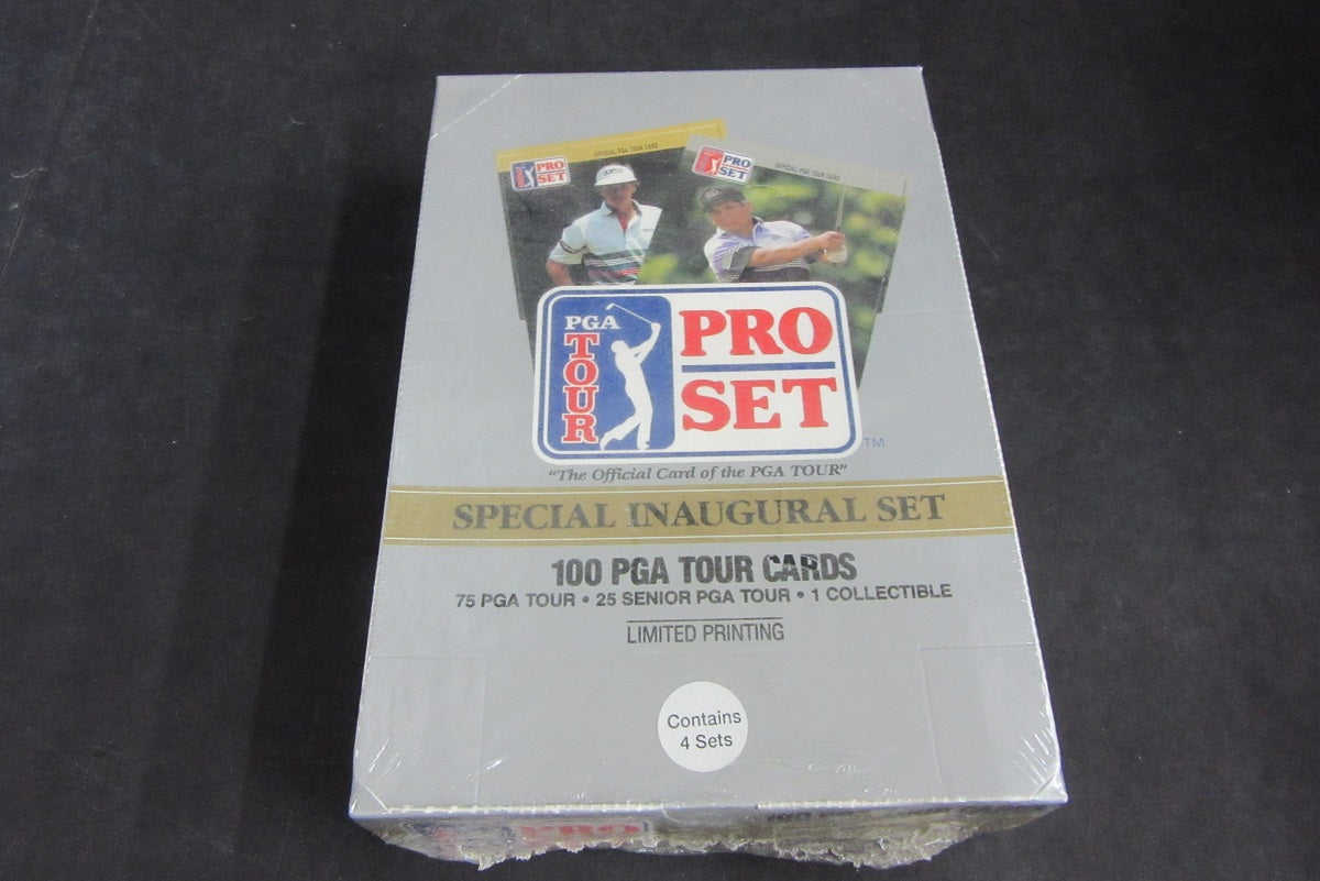 1990 Pro Set PGA Tour Golf Factory Set Box (4 Sets)