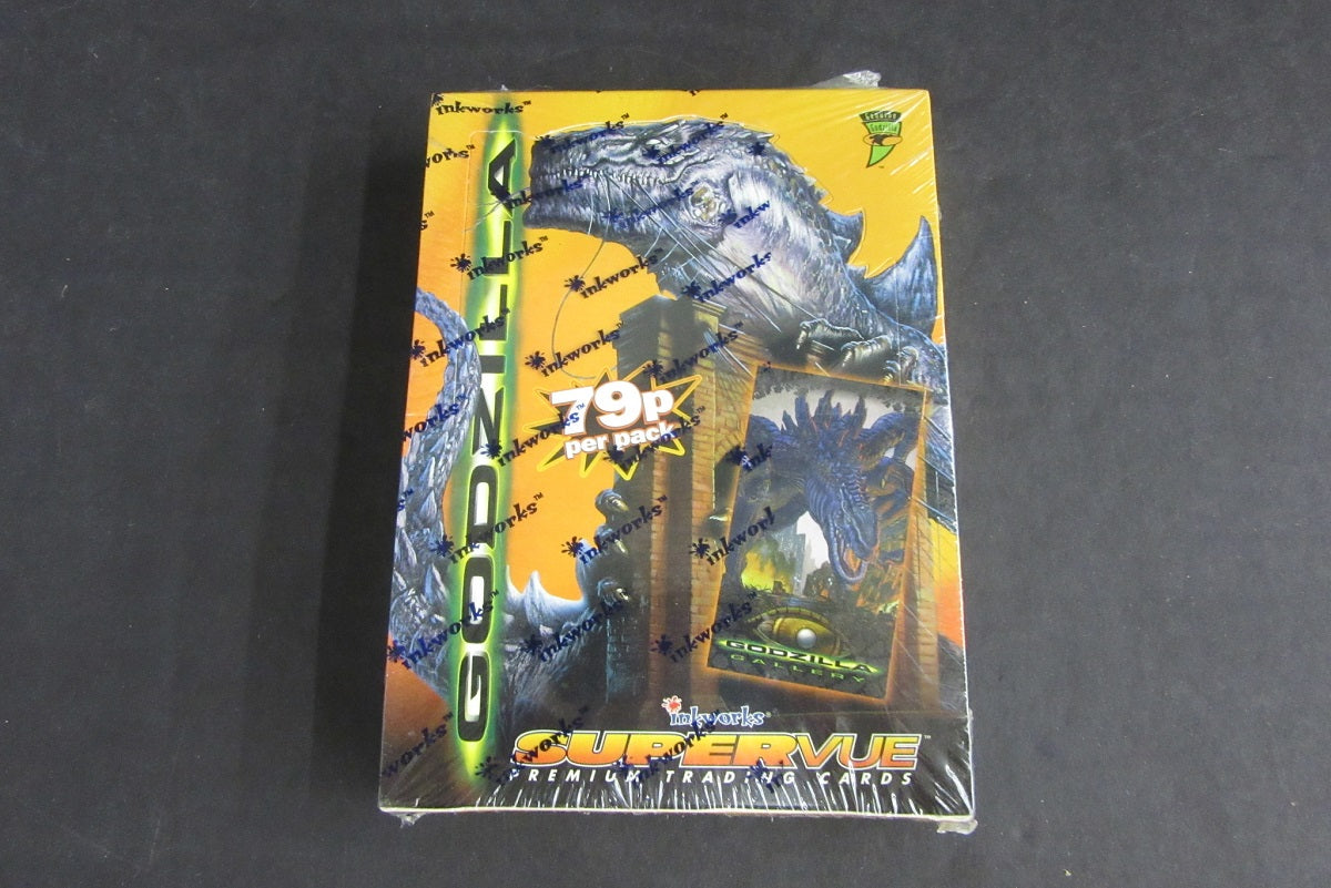 1998 Inkworks Godzilla Supervue Premium Trading Cards Box