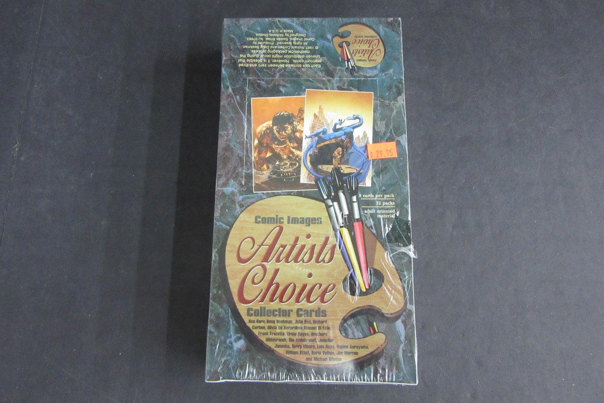 1997 Comic Images Artists Choice Collector Cards Box