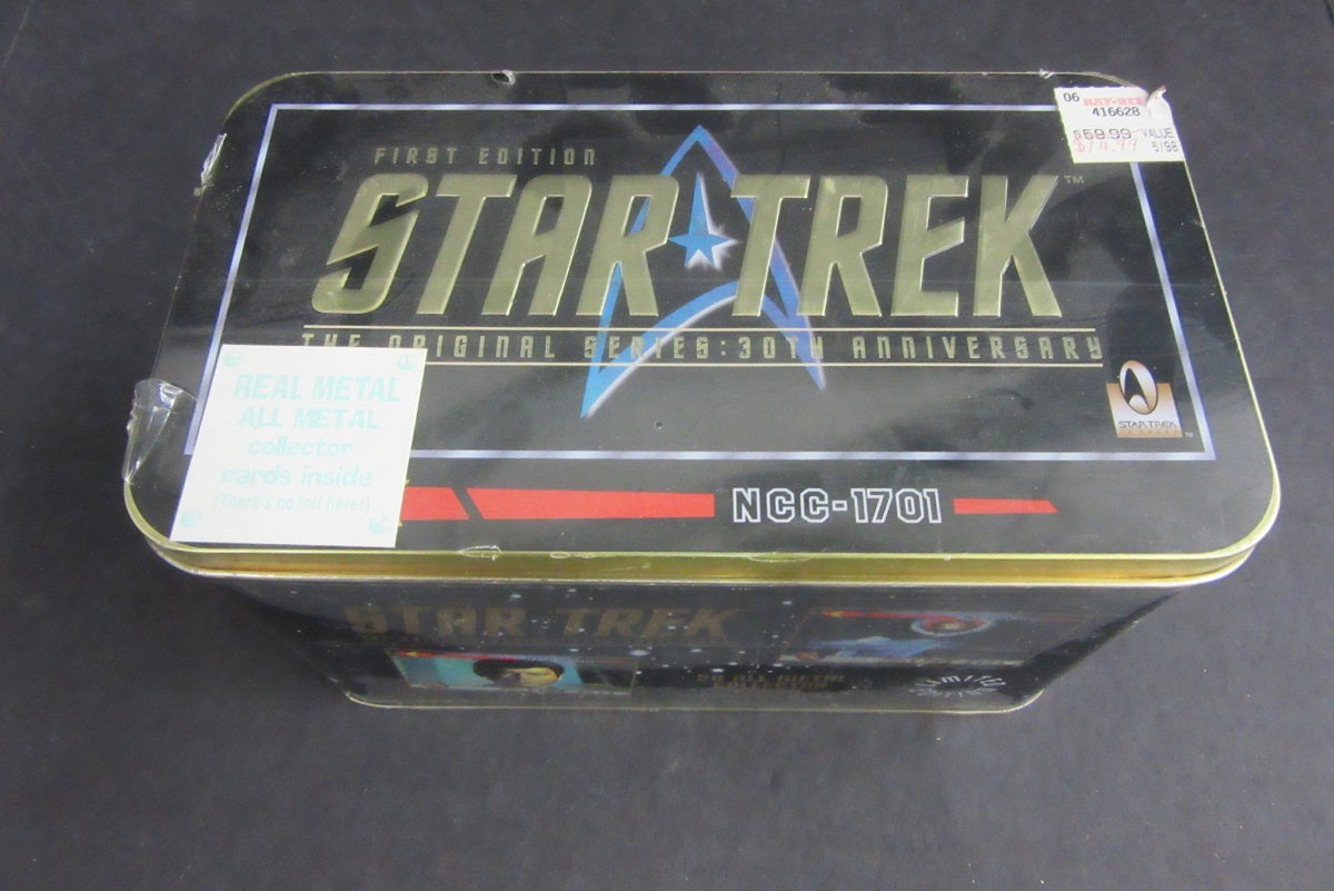 1996 Metallic Impression Star Trek Collector Cards Box (Tin)