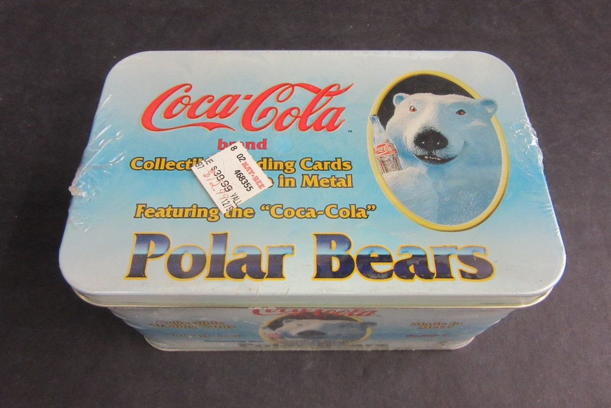 1996 Metallic Impressions Coca-Cola Polar Bears Box (Tin)