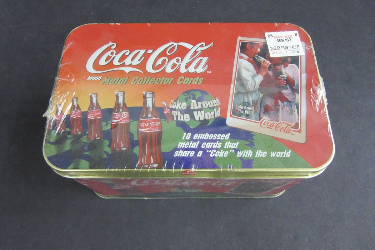 1996 Metallic Impressions Coca-Cola Around World Box (Tin)