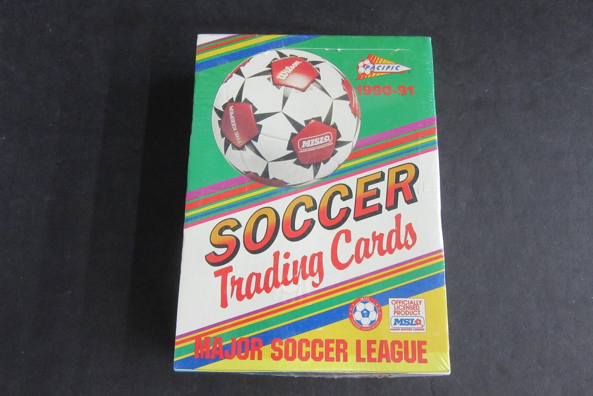 1991 (1990-91) Pacific MISL Indoor Soccer (Football) Trading Cards Box