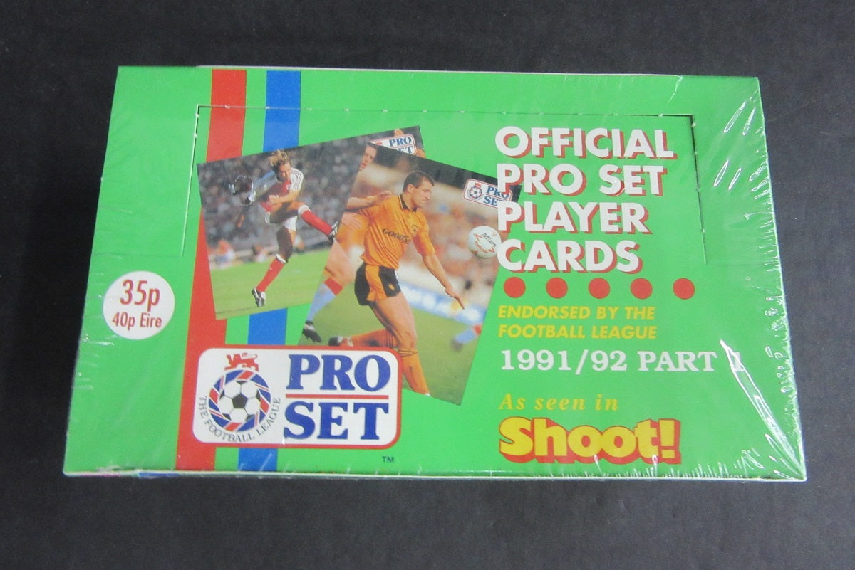 1991/92 Pro Set Soccer (Football) Part 1 Box