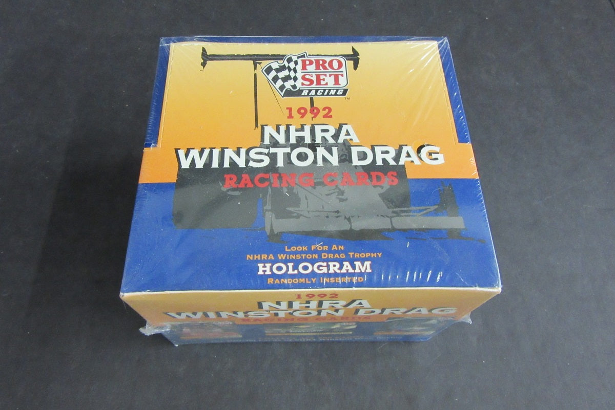 1992 Pro Set NHRA Winston Drag Racing Box