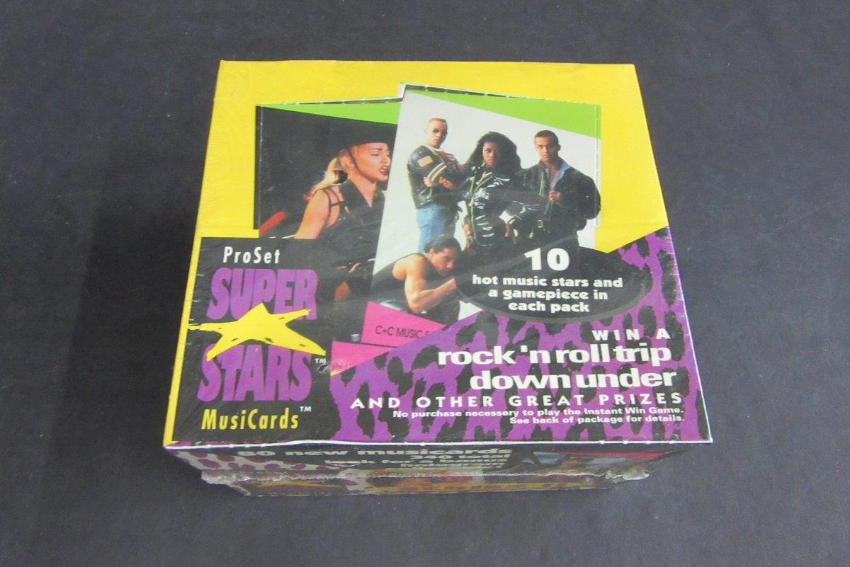 1991 Pro Set Super Star Music Cards Series 2 Box
