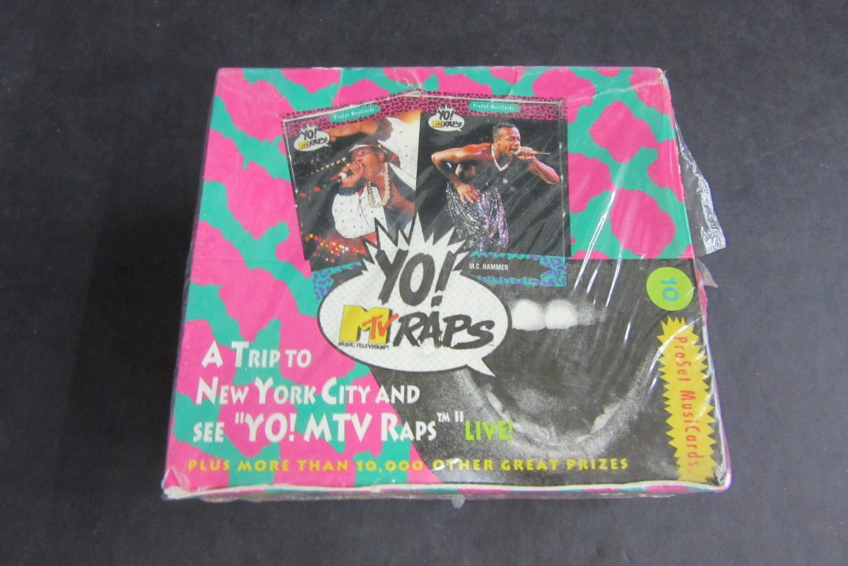 1991 Pro Set Yo! MTV Raps Box