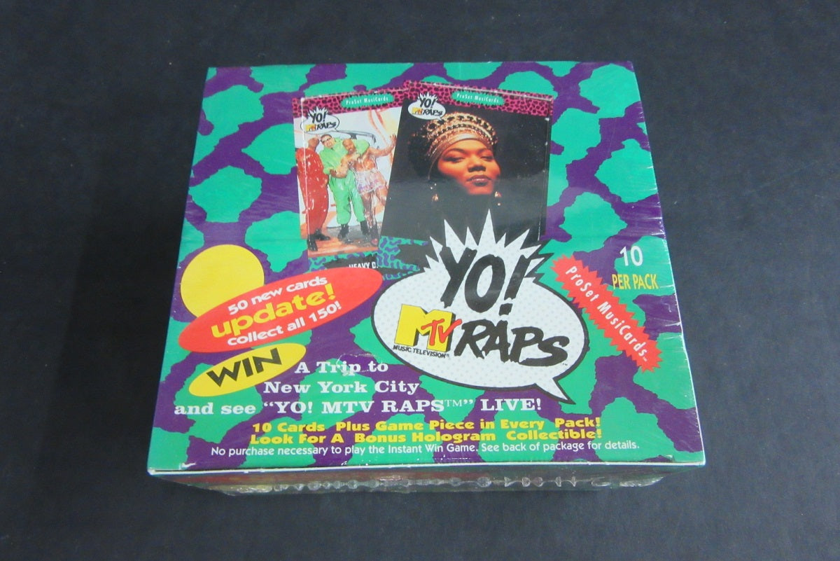 1991 Pro Set Yo! MTV Raps Update Box