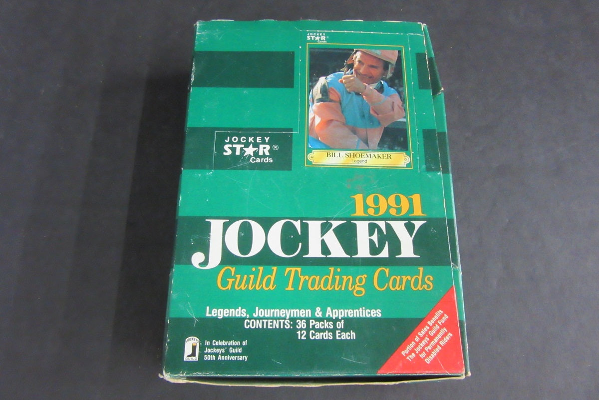 1991 Jockey Star Cards Jockey Guild Cards Box