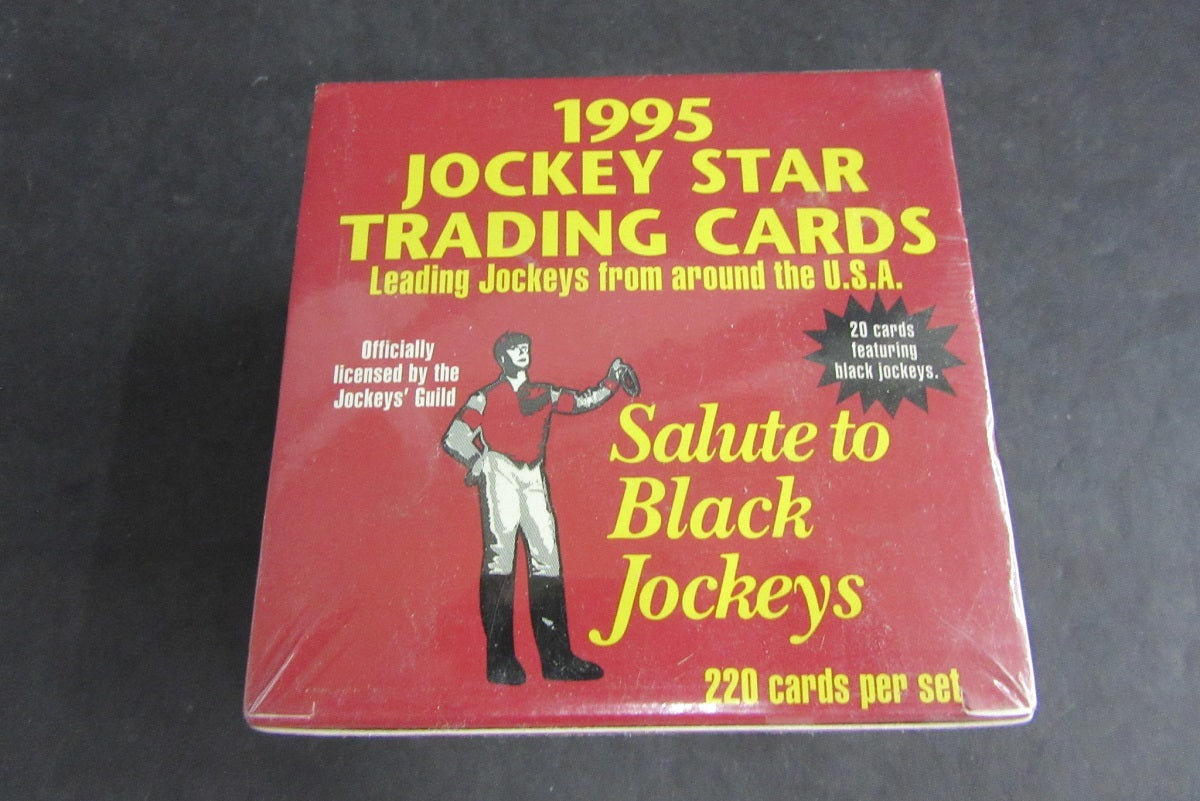 1995 Jockey Star Cards Jockey Guild Cards Set Black Jockeys