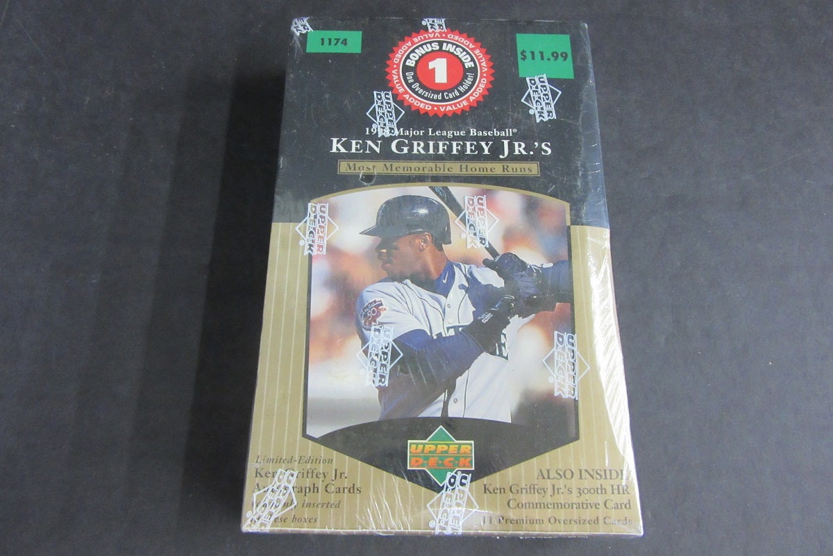 1998 Upper Deck Ken Griffey Jr.'s Memorable Home Runs Box