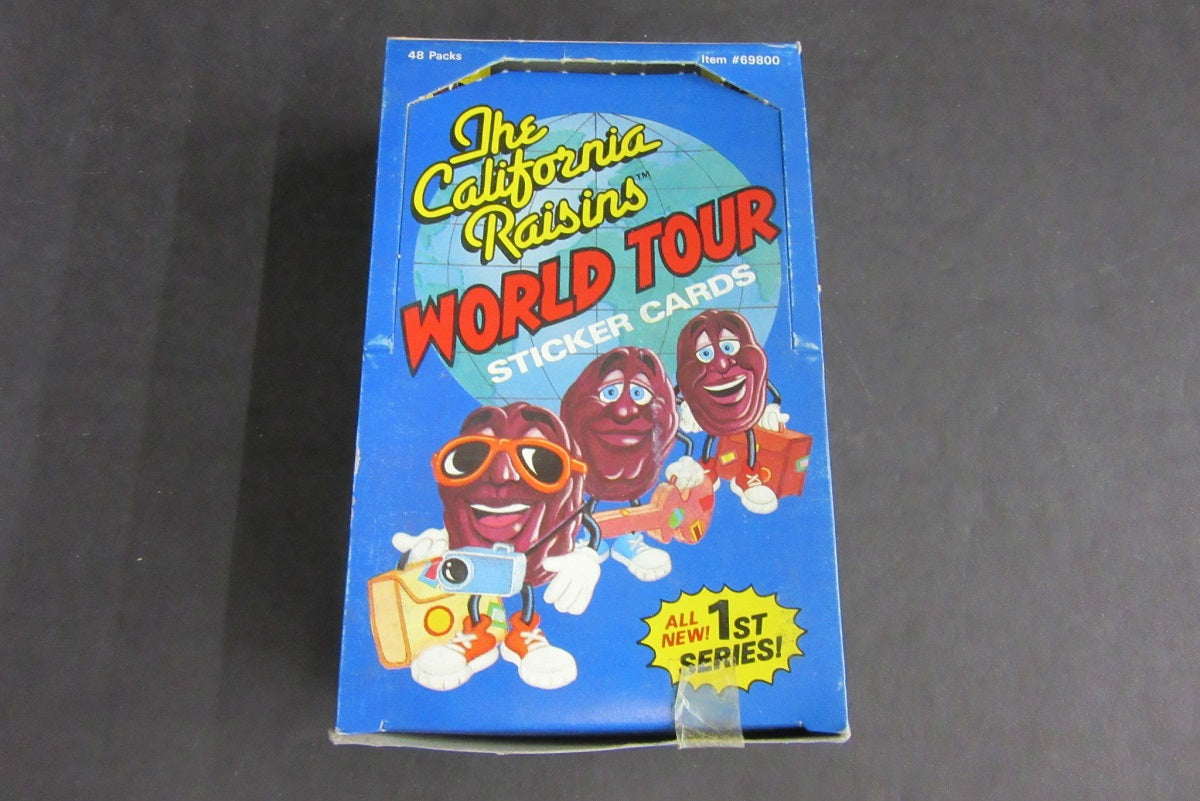 1996 Zoot California Raisins Series 1 Stickers Box