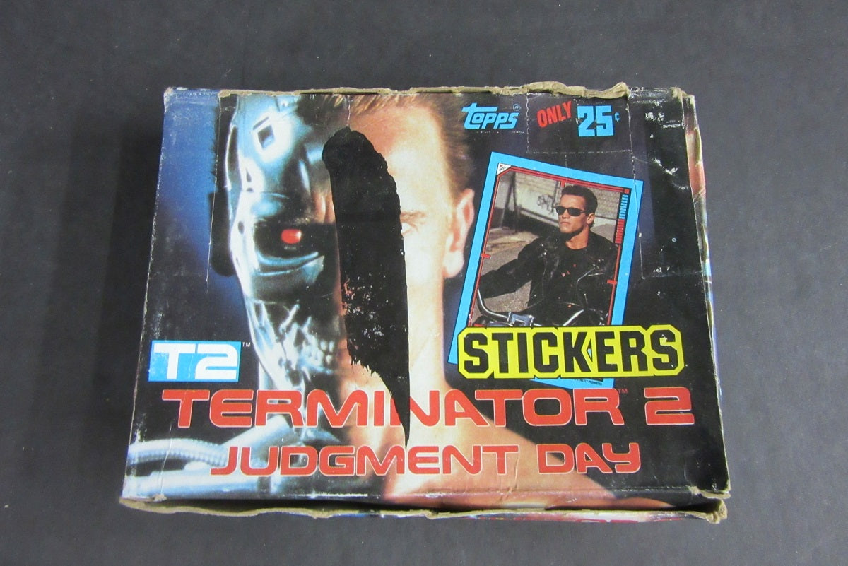 1991 Topps T2 Terminator Judgement Day Stickers Box