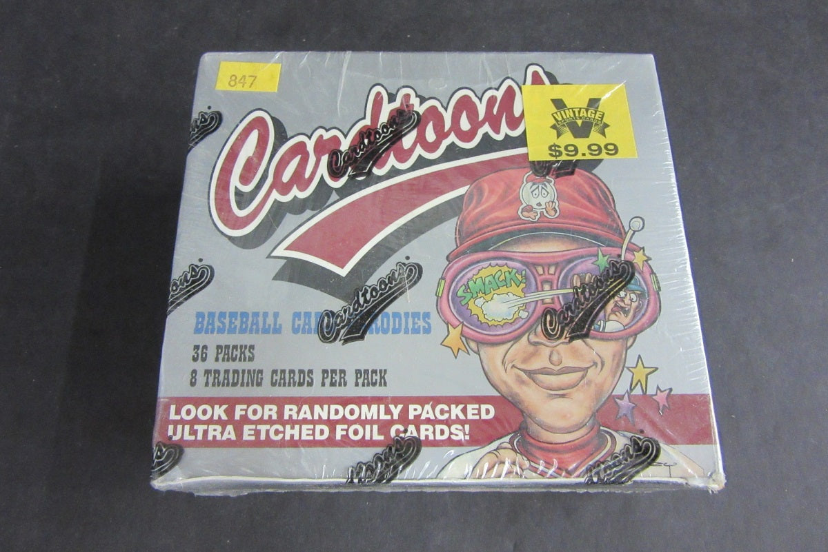 1995 Cardtoons Baseball Card Parodies Box