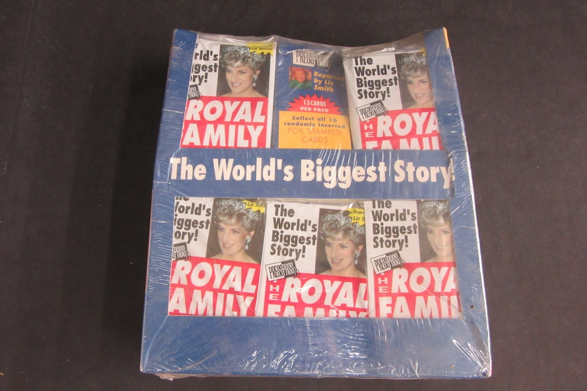 1993 Press Pass The Royal Family Trading Cards Box (50/13)