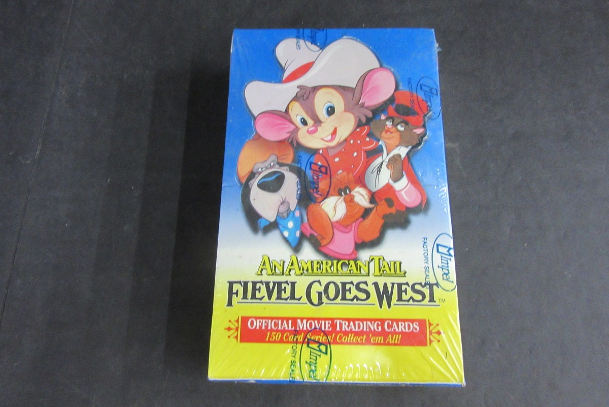 1991 Impel Fievel Goes West American Tail Trading Cards Box