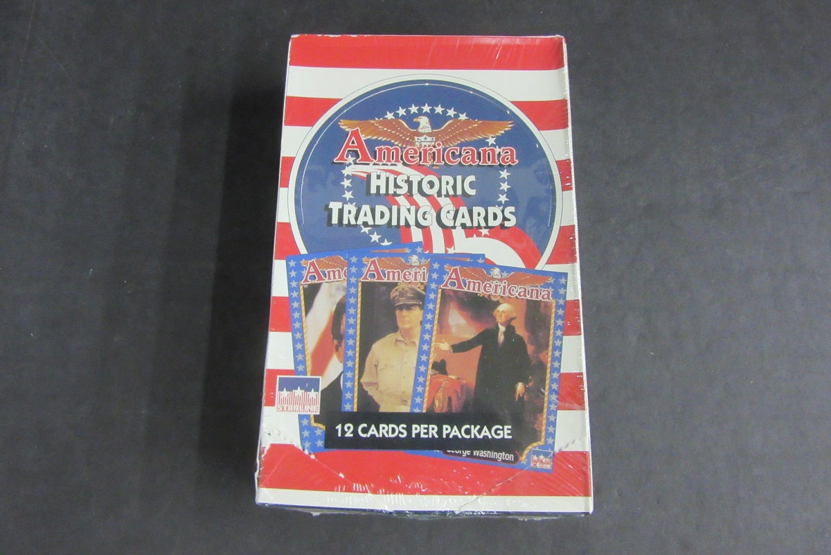 1991 Starling Americana Historic Trading Cards Box