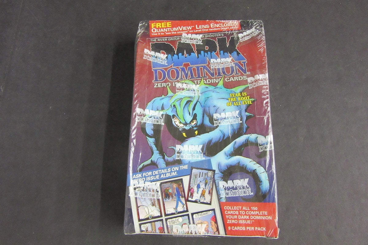 1993 River Group Dark Dominion Zero Issue Trading Cards Box