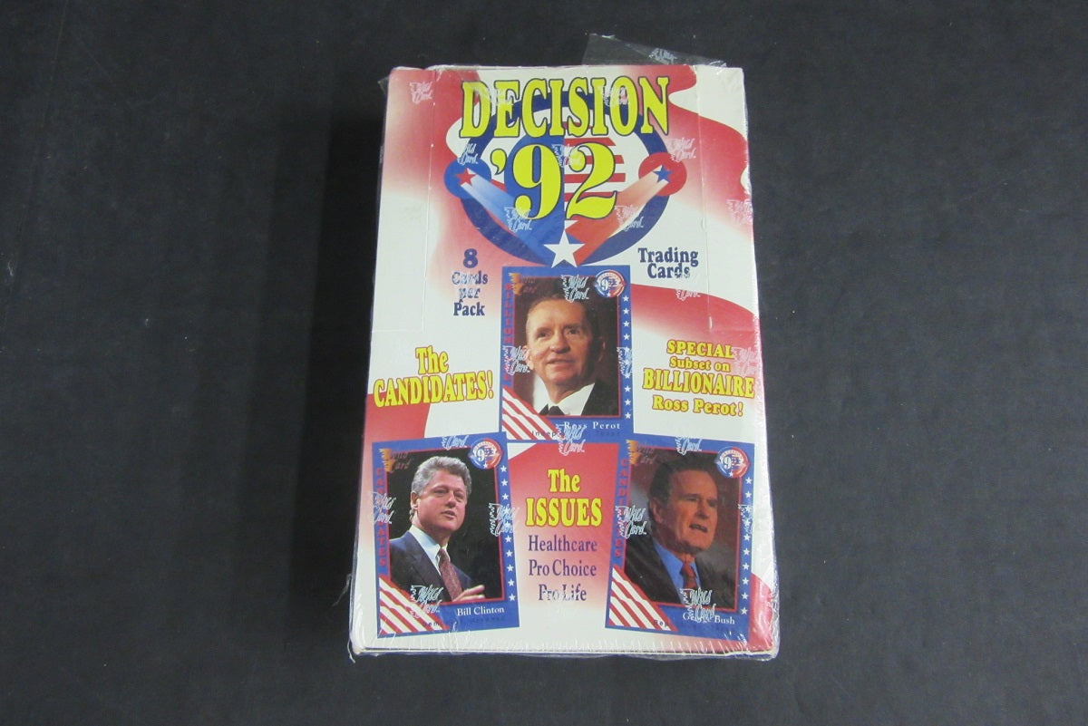 1992 Wild Card Decision '92 Trading Card Box