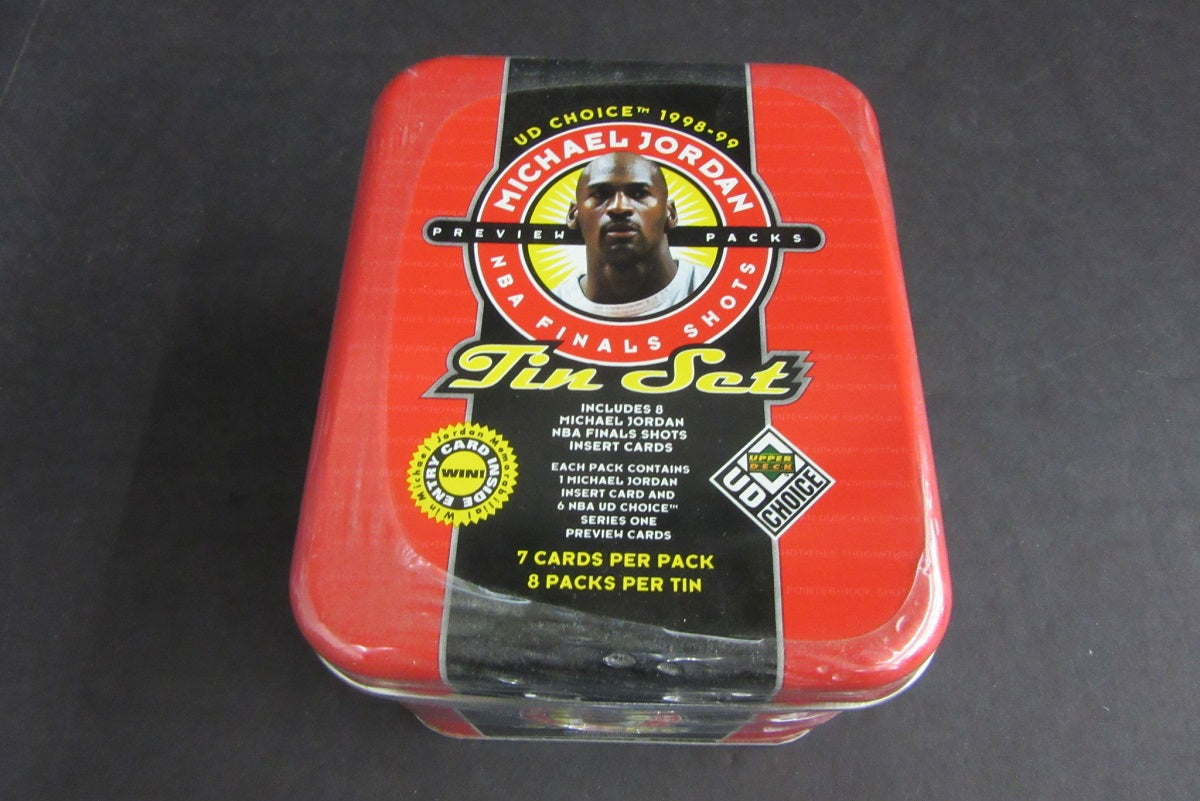 1998/99 UD Choice Basketball Michael Jordan NBA Final Shots Factory Set (Tin)