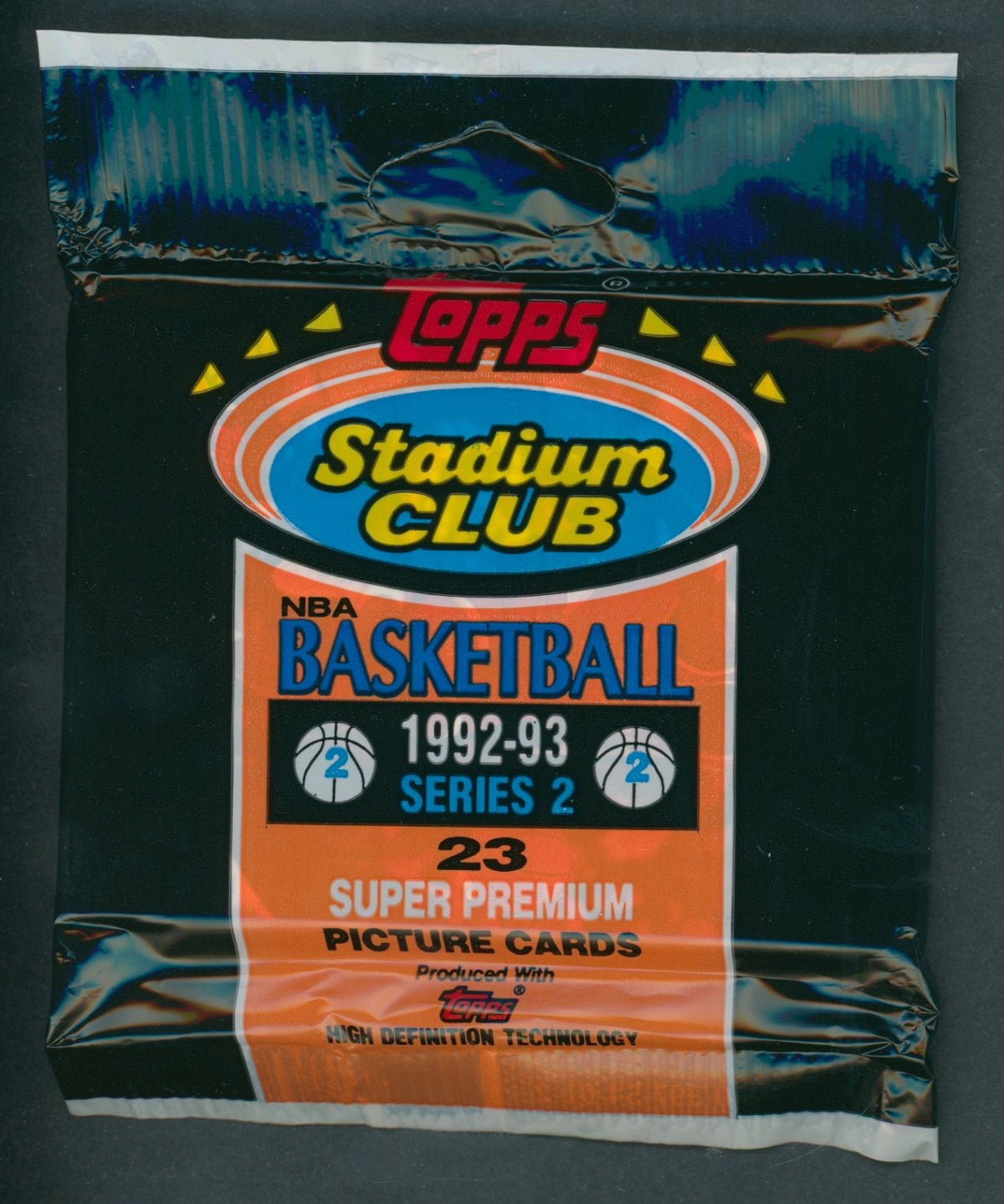 1992/93 Topps Stadium Club Basketball Unopened Series 2 Jumbo Pack