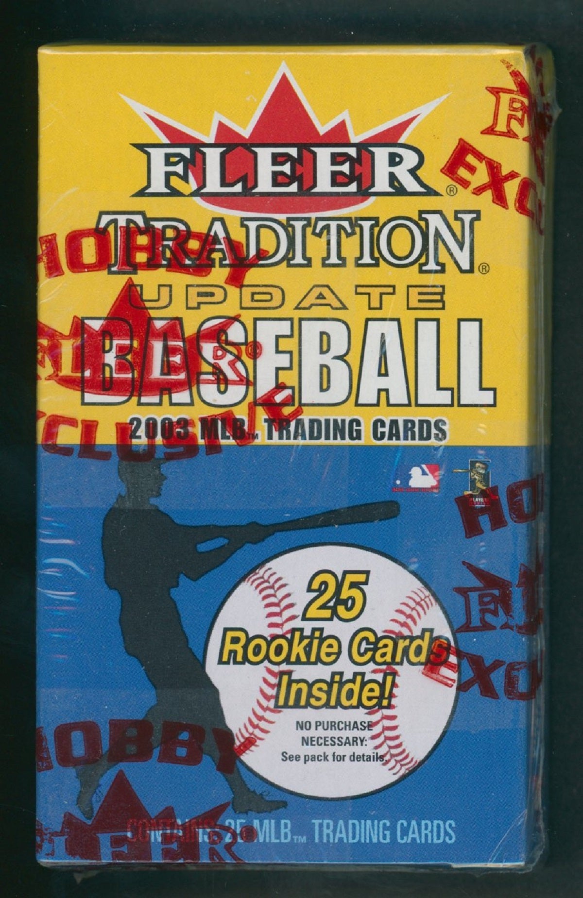 2003 Fleer Tradition Baseball Rookie Update Box (25 cards)