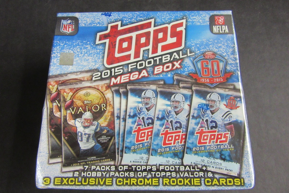 2015 Topps Football Mega Box (7 Regular, 2 Valor,  Plus)