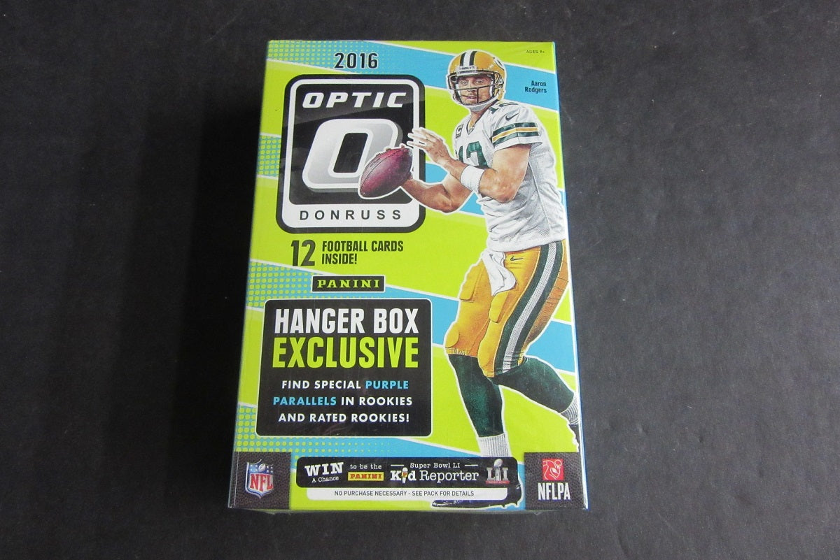 2016 Panini Donruss Optic Football Hanger Box (12 Cards)