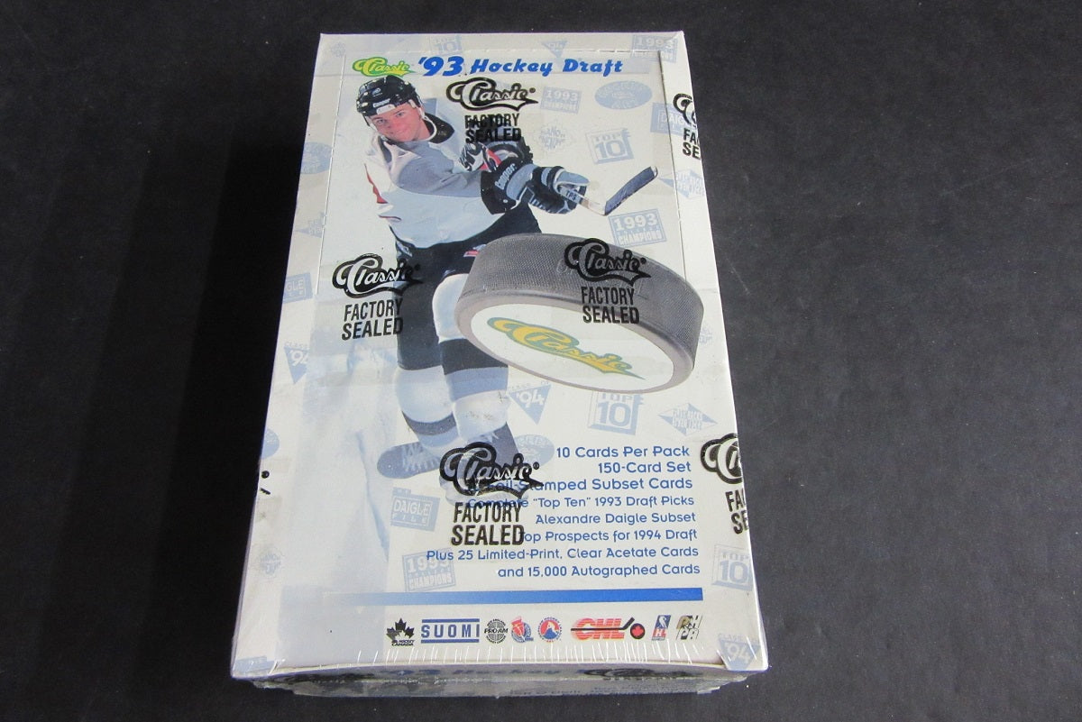 1993 Classic Draft Hockey Box (36/10)